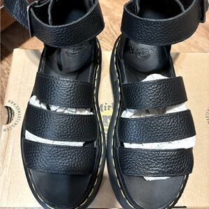 Dr Martens CLARISSA II LEATHER PLATFORM SANDAL